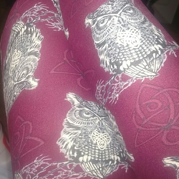 LuLaRoe Pants - One size Lularoe owl leggings